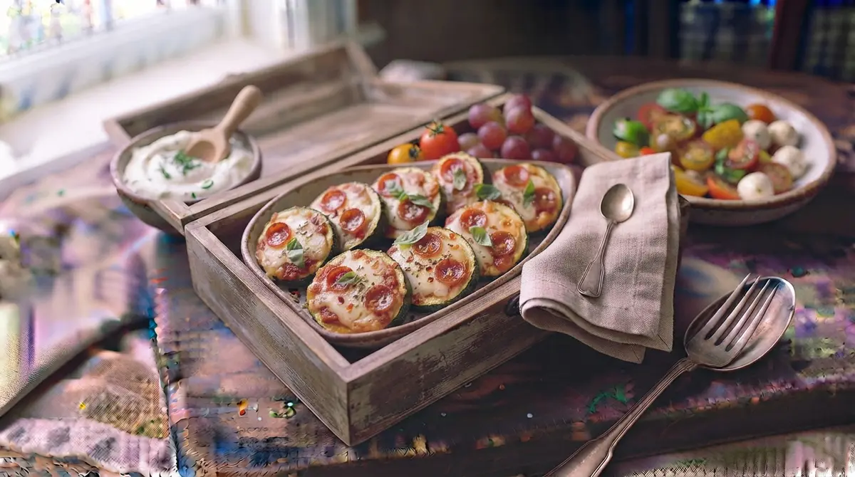 Mini Zucchini Pizzas
